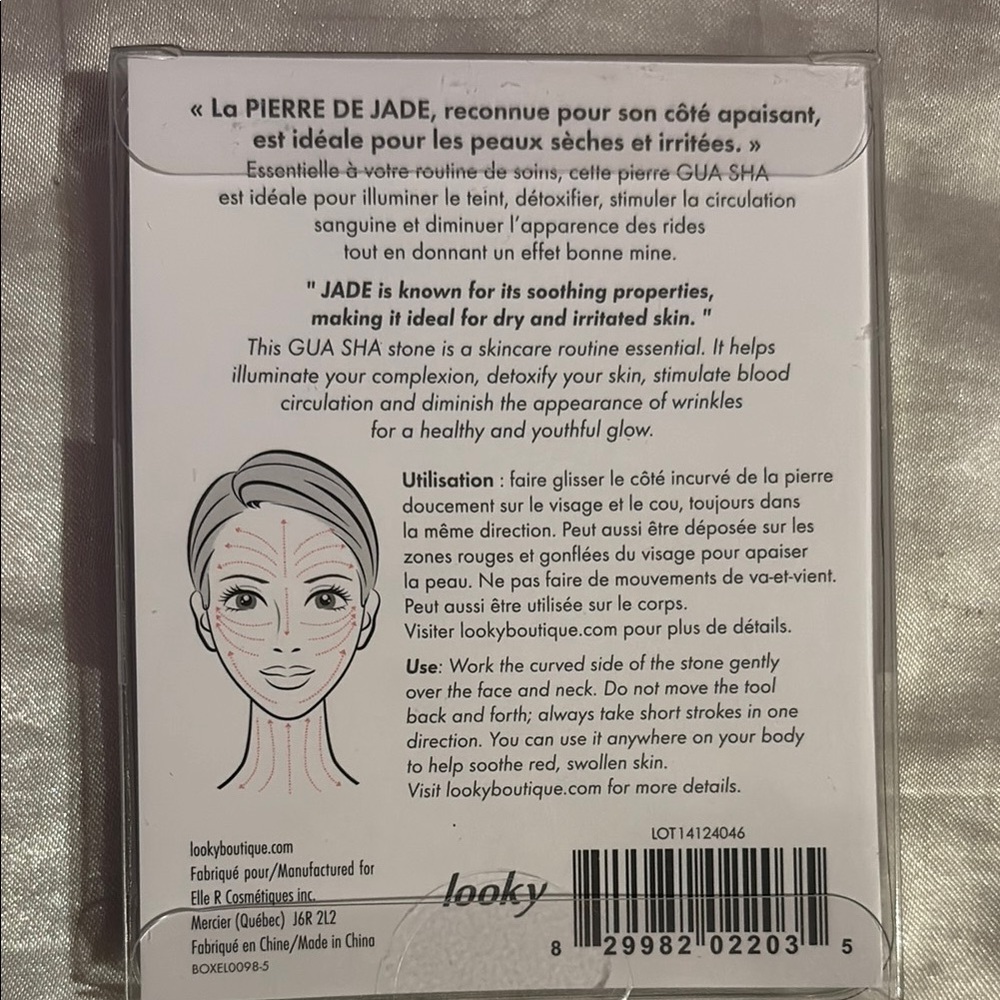 Looky Jade Gua Sha Facial Massager - Picture 2 of 2